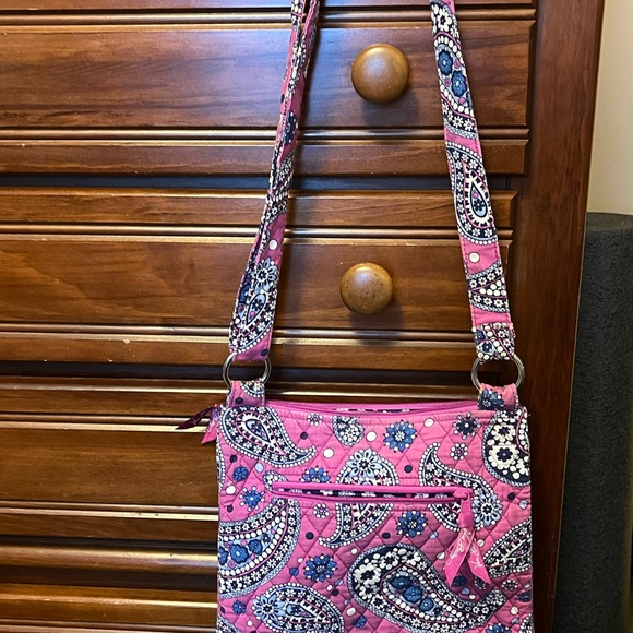Vera Bradley Pink Paisley Shoulder Bag - Picture 3 of 5